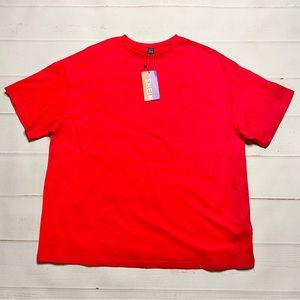 NWT - Shein - Women’s Red Short Sleeve T-Shirt
